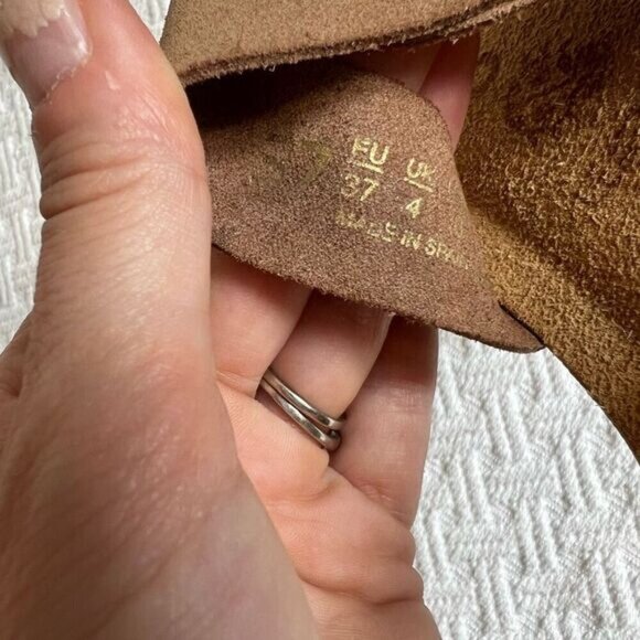 Brown Suede Women's Sandals - Picture 10 of 14